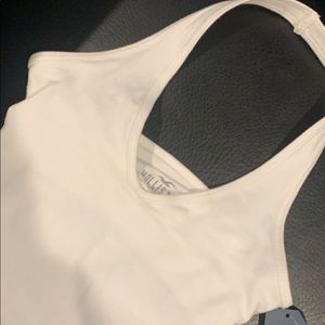 hollister halter white top!
